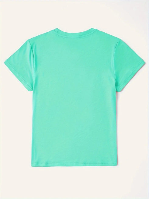 'Pray All Day' Short Sleeve Print T-Shirt - Celes Fashion